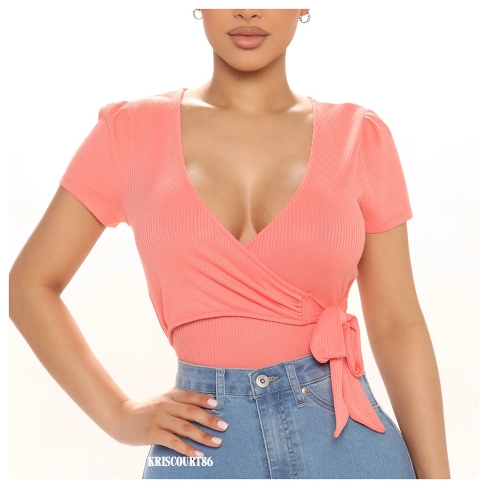 2 BRAND NEW Fashion Nova Women’s Bodysuit Set Both Size Large - Picture 3 of 13